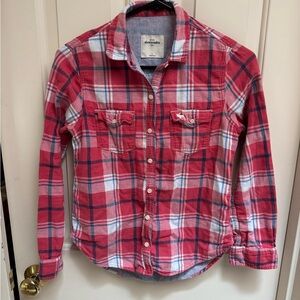 Abercrombie Kids Plaid Flannel Button Down